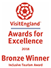 Bronze Winner - Visit England Inclusive Tourism Awards 2018 (Logo)